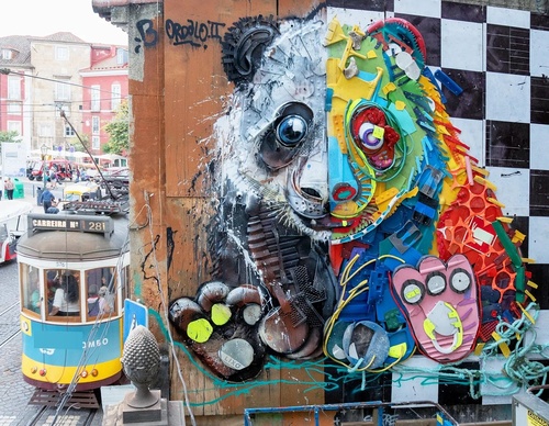 Gallery Of Street Art By Bordalo - Portugal