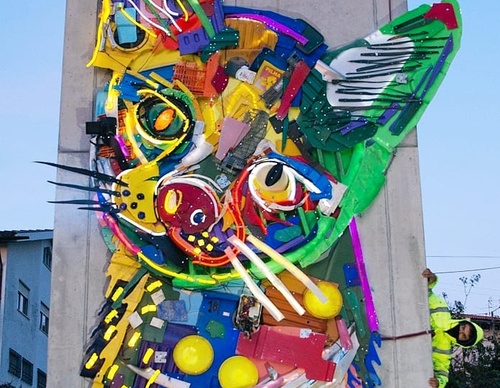 Gallery Of Street Art By Bordalo - Portugal