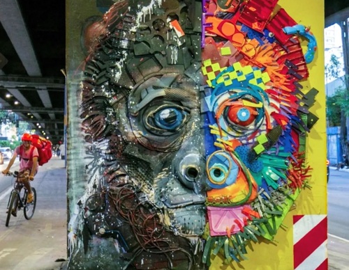Gallery Of Street Art By Bordalo - Portugal