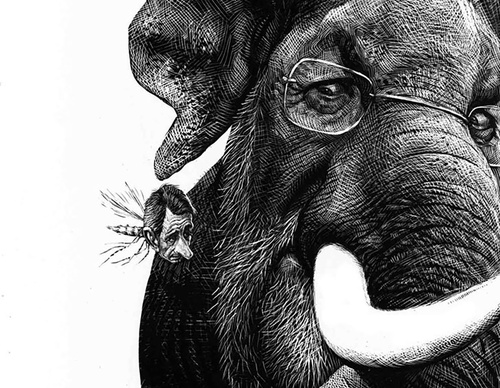 100 best illustrations by Ricardo Martinez-Chile