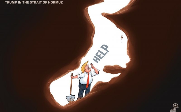 Trump in the Strait of Hormuz…