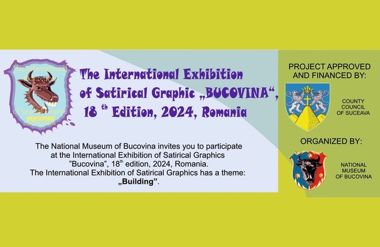 Exposición Internacional de Gráfica Satírica "Bucovina", 18ª edición, 2024, Rumania