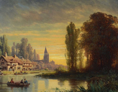 Gallery Of Painting By Charles Kuwasseg-France
