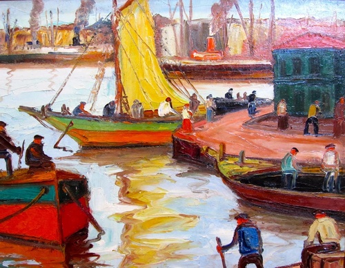 Galeria de pinturas de Benito Quinquela Martín Argentina