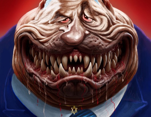 holocide caricature