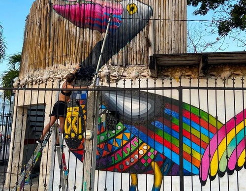 Galería de arte callejero de Spaik - México