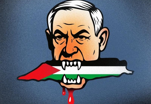 O açougueiro  O governo israelense quer reduzir o povo palestino a cinzas.