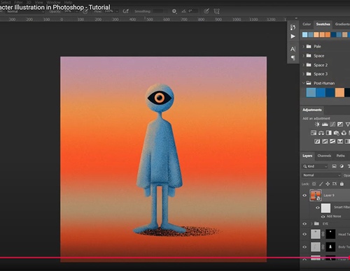 Crear una Ilustración de Personaje (Tutorial de Photoshop)