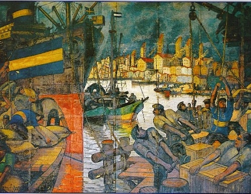 Galeria de pinturas de Benito Quinquela Martín Argentina