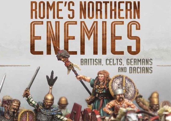 Inimigos do Norte de Roma: Britânicos, Celtas, Germânicos e Dácios (Pintura de Miniaturas para Jogos de Guerra) por Andy Singleton