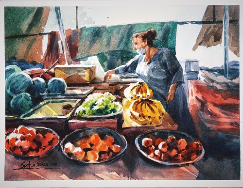 Gallery Of WaterColor Painting By Sofia Wu Mei - China