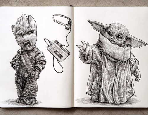 Galeria de Desenhos de Marcos Medeiros - Brasil
