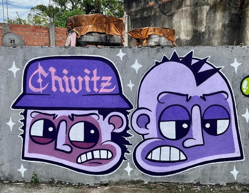 Galería de arte callejero de Chivitz - Brasil