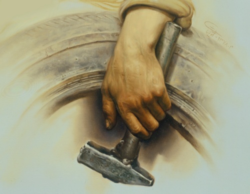 Galería de pintura de morteza katouzian- Irán