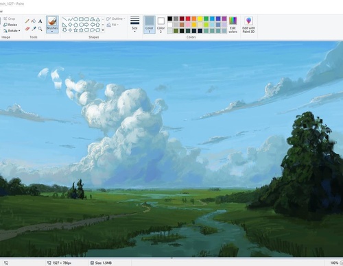 Gallery Of Drawing With Windows Paint By Christian Young - USA_1