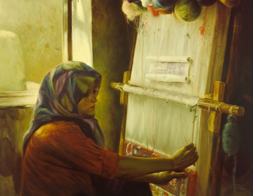 Galería de pintura de morteza katouzian- Irán