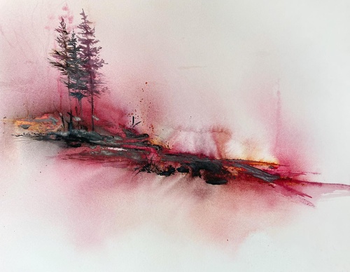 Gallery of Watercolor painting by Karlyn Shahnazarian-Canada