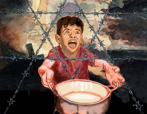 Cartoonists from around the world unite against hunger in Gaza