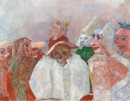 Galeria de pintura a óleo de James Ensor - Bélgica