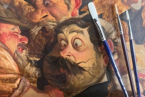 Gallery of drawing and caricature by Thomas Fluharty - USA 2