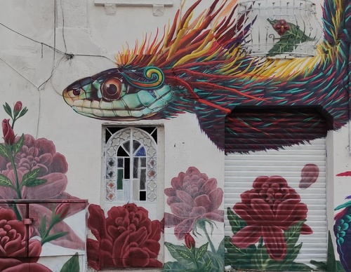 Galería de arte callejero de Nashi Bime - México