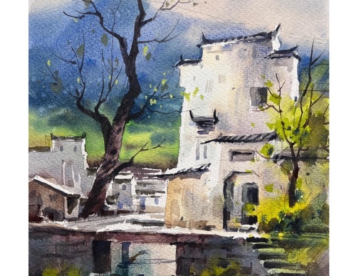 Gallery Of WaterColor Painting By Sofia Wu Mei - China