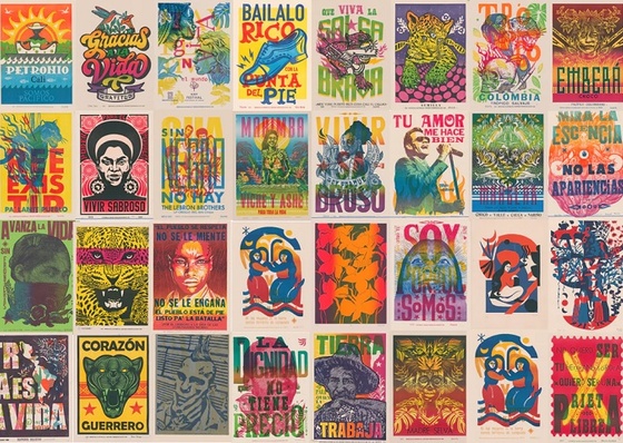 As cores vibrantes da arte popular latino-americana