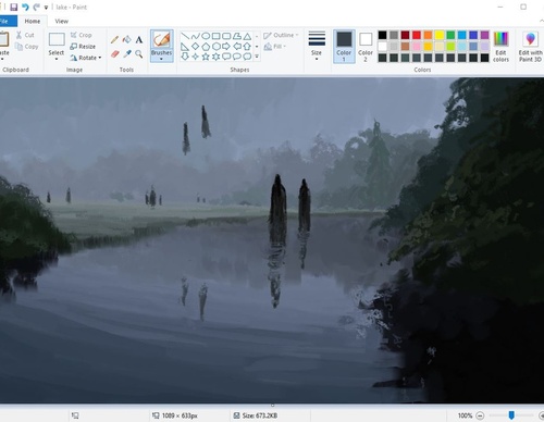 Gallery Of Drawing With Windows Paint By Christian Young - USA_1