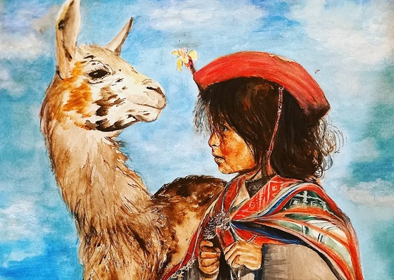 Gallery Of WaterColor Painting By Sanchez Laurène - Brazil