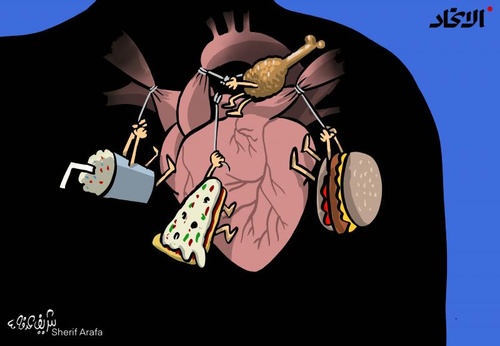 Comidas felices  Obesidad y enfermedades cardíacas.