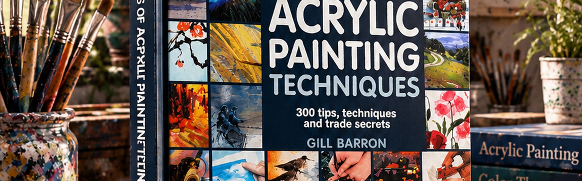 Compendium of Acrylic Painting Techniques by Gill Barron