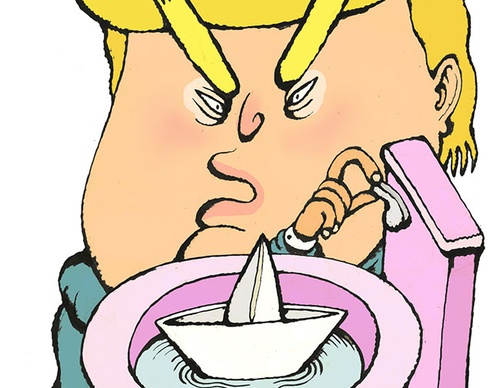 cartoon section