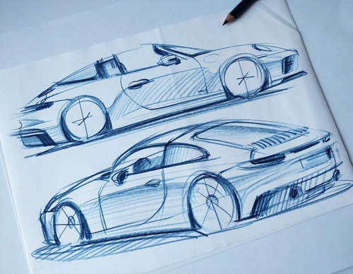 Gallery Of Design Sketching By Marius Kindler - Germany