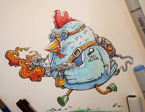 Galería de ilustraciones de MadKobra - República Dominicana
