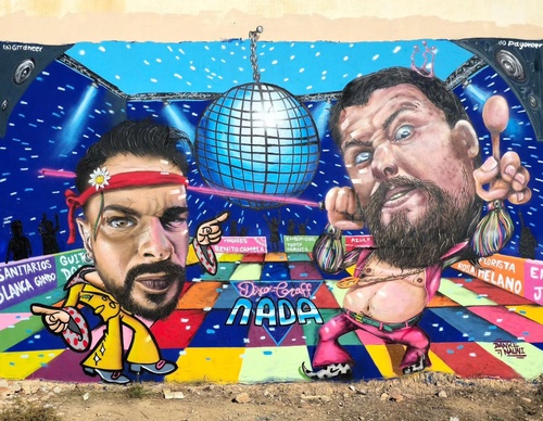 Galería de arte callejero de Nauni - España