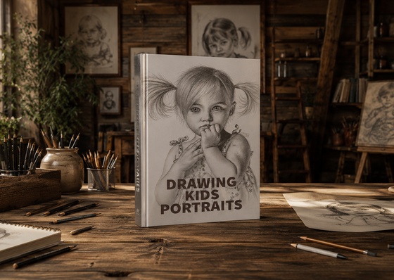 Dibujos de retratos infantiles de Grace Thomas