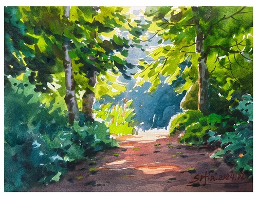 Gallery Of WaterColor Painting By Sofia Wu Mei - China