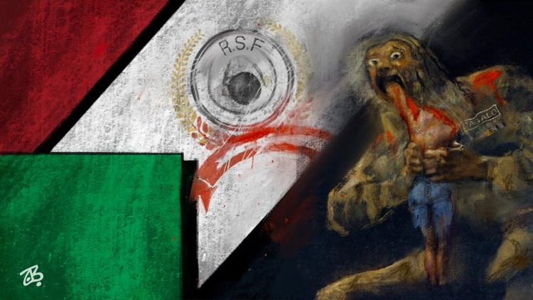 Atrocidades cometidas por las RSF en Sudán...  Masacres diarias perpetradas por las RSF en Sudán.