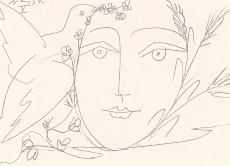 "Dove of Peace" by Pablo Picasso