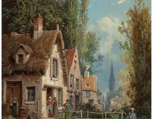 Gallery Of Painting By Charles Kuwasseg-France