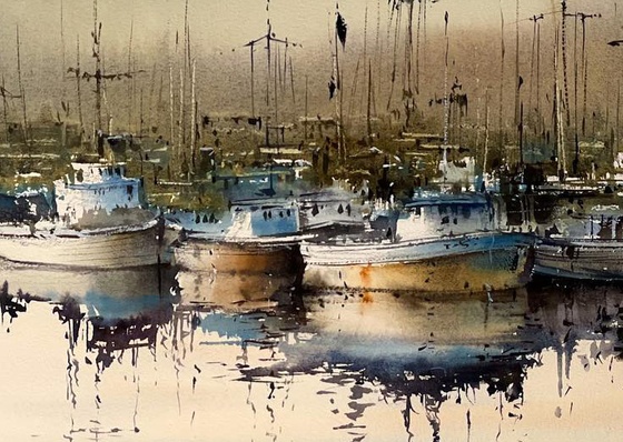 Gallery Of WaterColor Painting By Mohammad Ali Yazdchi - Iran