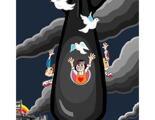 holocide cartoon