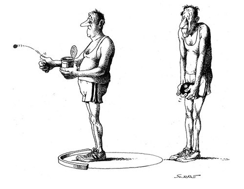 Gallery of humor drawing by Claude Serre - France