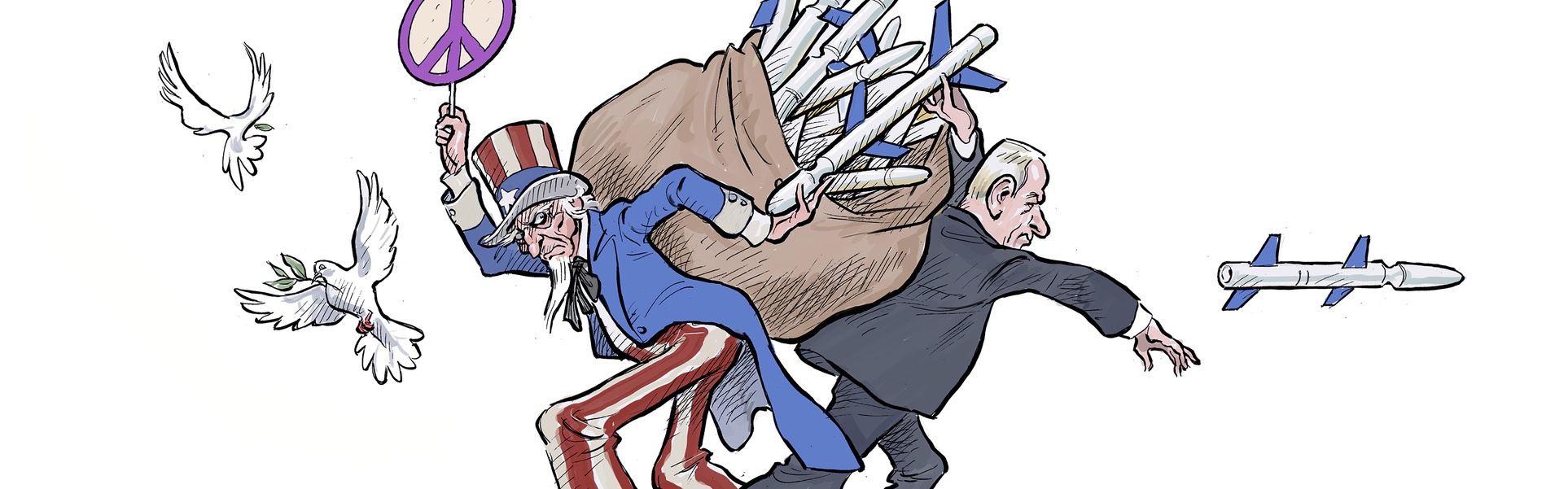 Gallery of political cartoon about Iran VS Israel & USA