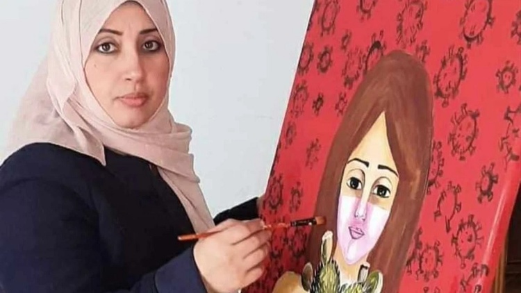 Martyrs of the Zionist Genocide: Palestinian Painter Heba Zagout