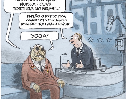 Galería de caricaturas de Arnaldo Angeli Filho-Brasil