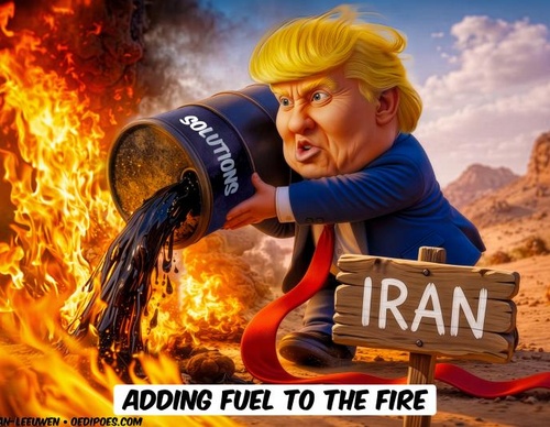 Adding Fuel to the Fire Trump Has Only Terrible Choices With Iran.