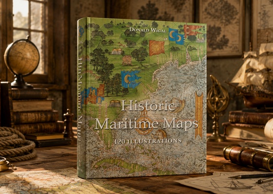 Historic Maritime Maps 120 illustrations by Donald Wigal