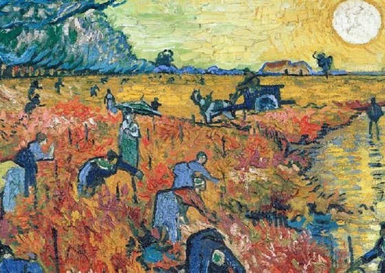 The Red Vineyard", the only work that Vincent Van Gogh sold in life (in the midst of a great scandal)