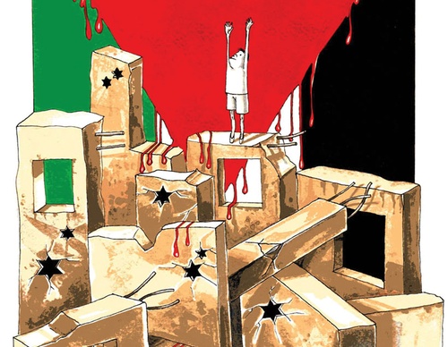 Gallery of cartoon about Gaza Genocide's